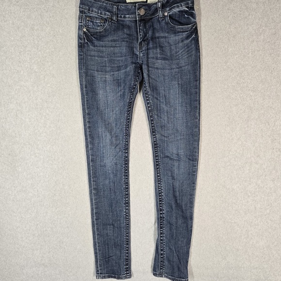 STRETSON Denim - STRETSON Women Jeans 8 LONG Blue Denim Pixie Stix Skinny 32" Inseam Stretch